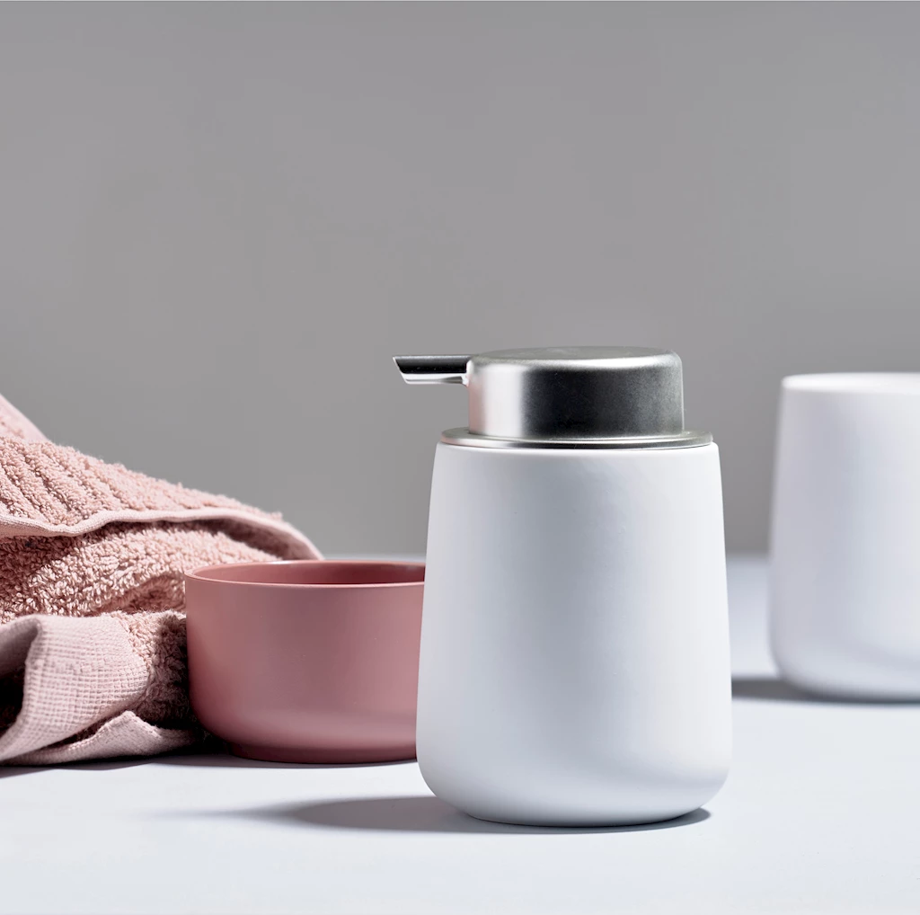 Nova såpedispenser, hvit matt Nova såpedispenser, hvit matt