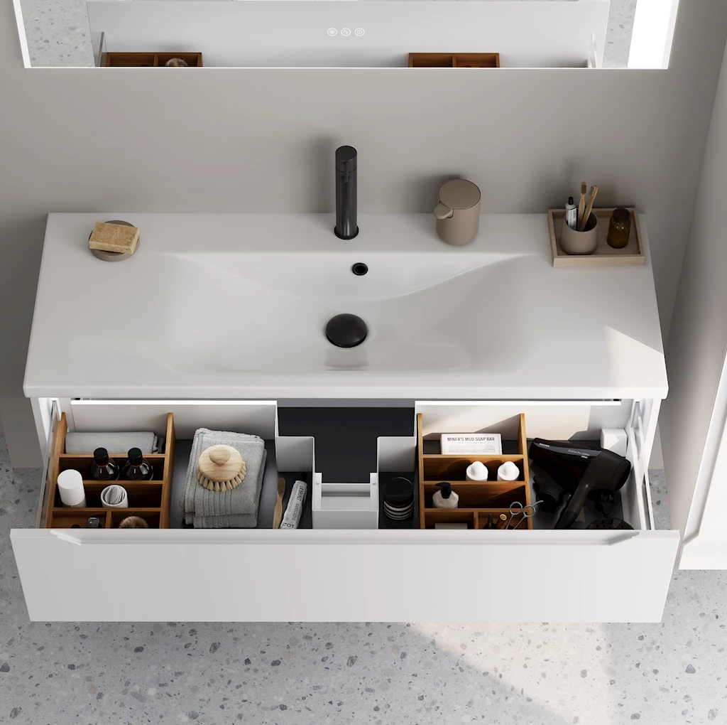 Emma 120 Eik Hvit matt Emma 120 Eik Hvit matt